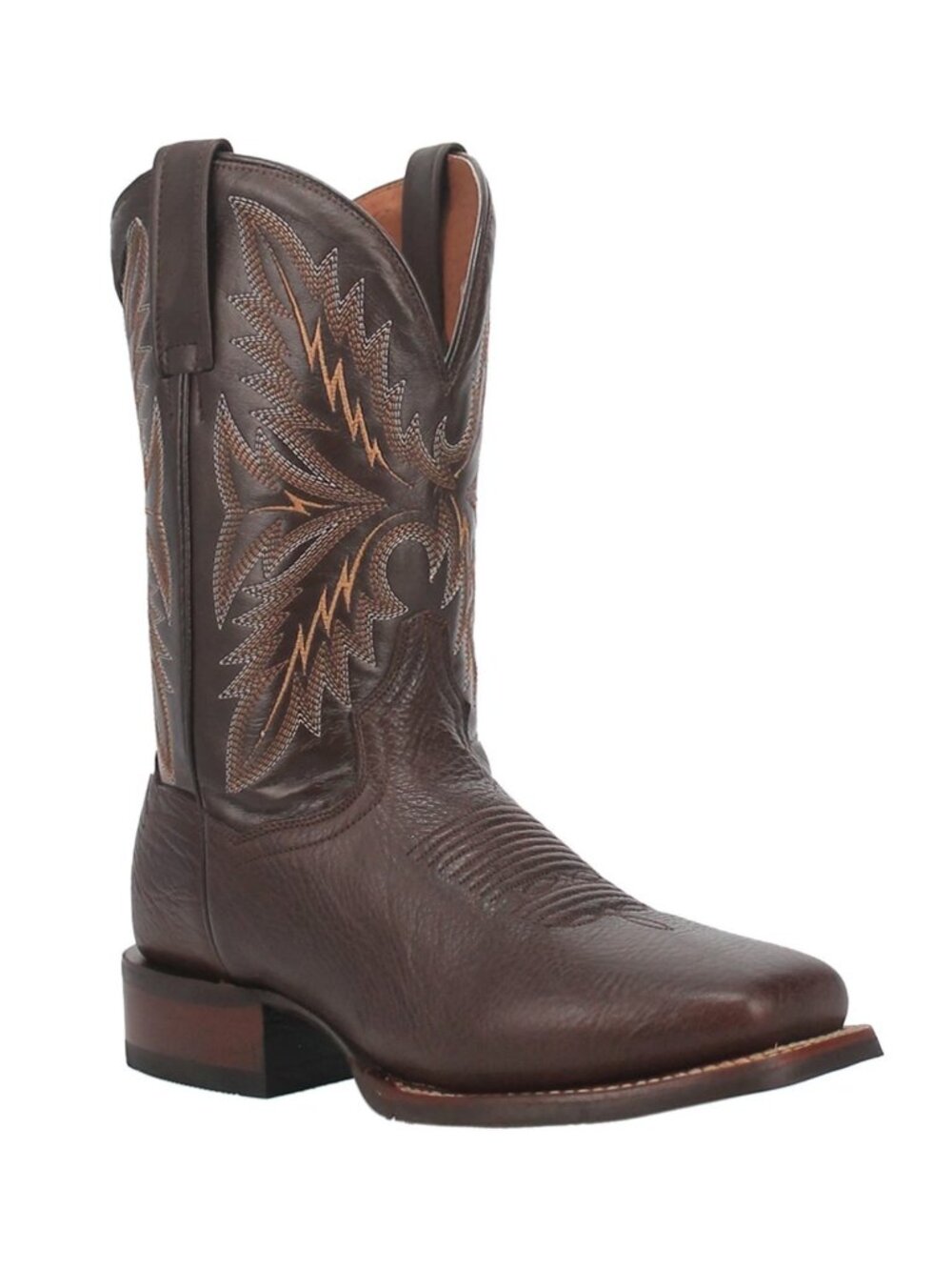 Dan Post Boerne Western Cowboy Boots Mens 12D Square Boots Leather Rodeo Work